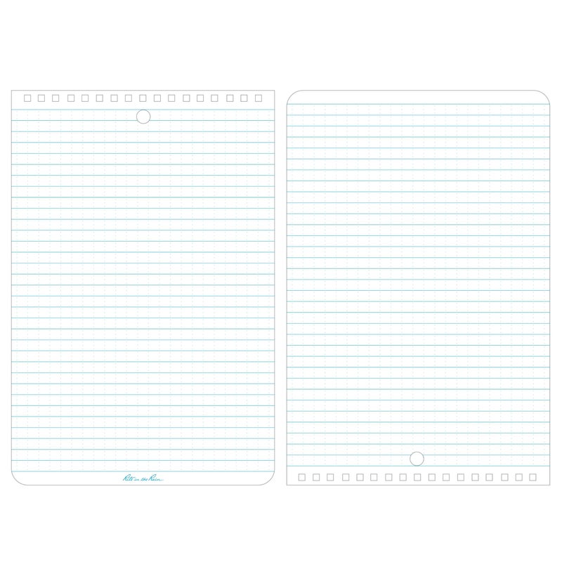 Rite in the Rain Weatherproof 6" x 9" Top Spiral Notebook, Yellow Cover, Universal Pattern (No. 169) - Image 2